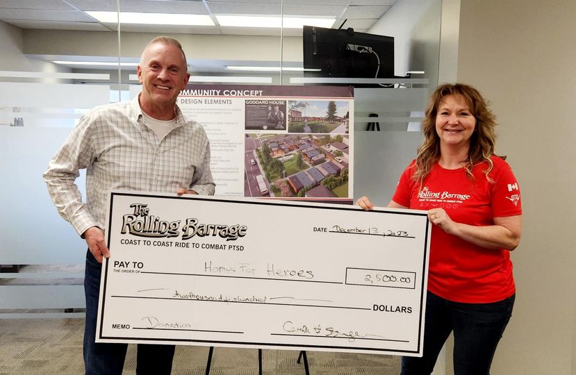 Homes for Heroes – Donation from TRB