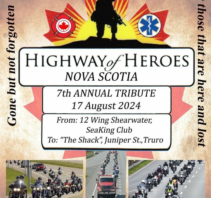 Highway of Heroes – Nova Scotia – 17 August 2024