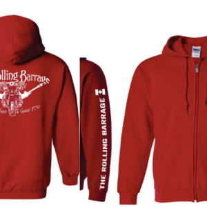 TRB Red Zip Hoodie